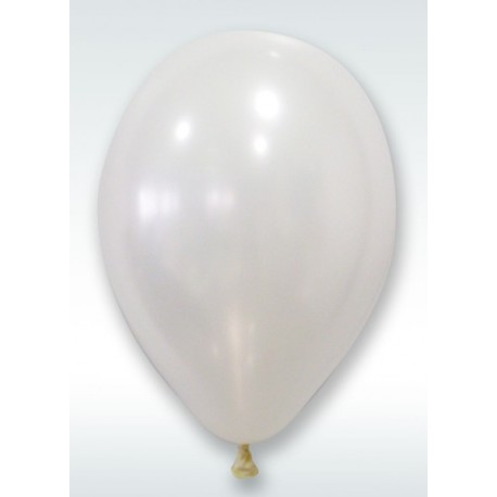 Ballon Blanc nacré diamètre 30cm (x 20)