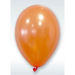 Ballon Orange nacré diamètre 30cm (x 24)