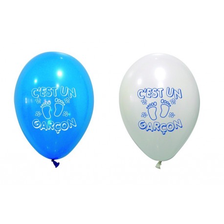 Ballons-Bleu Ciel-Lot De 10 – La Boite à Dragées