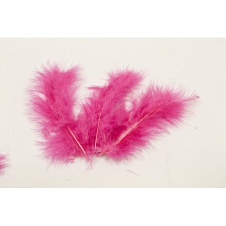 PLUMES ROSE FUCHSIA (x 20)