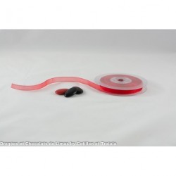 RUBAN ORGANDI ROUGE (20m*15mm)